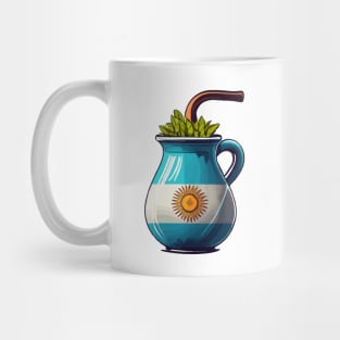 Yerba Mate Argentina Flag Mug